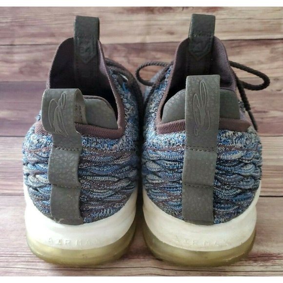 Nike Mens Sneakers Size 11 Lebron 15 Blue Gray - Picture 4 of 6